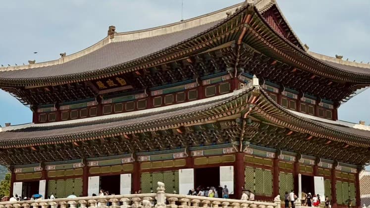 View of Gyeongbokgung palace