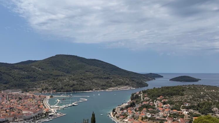 Veli Luka bay on Kurcola island in Croatia