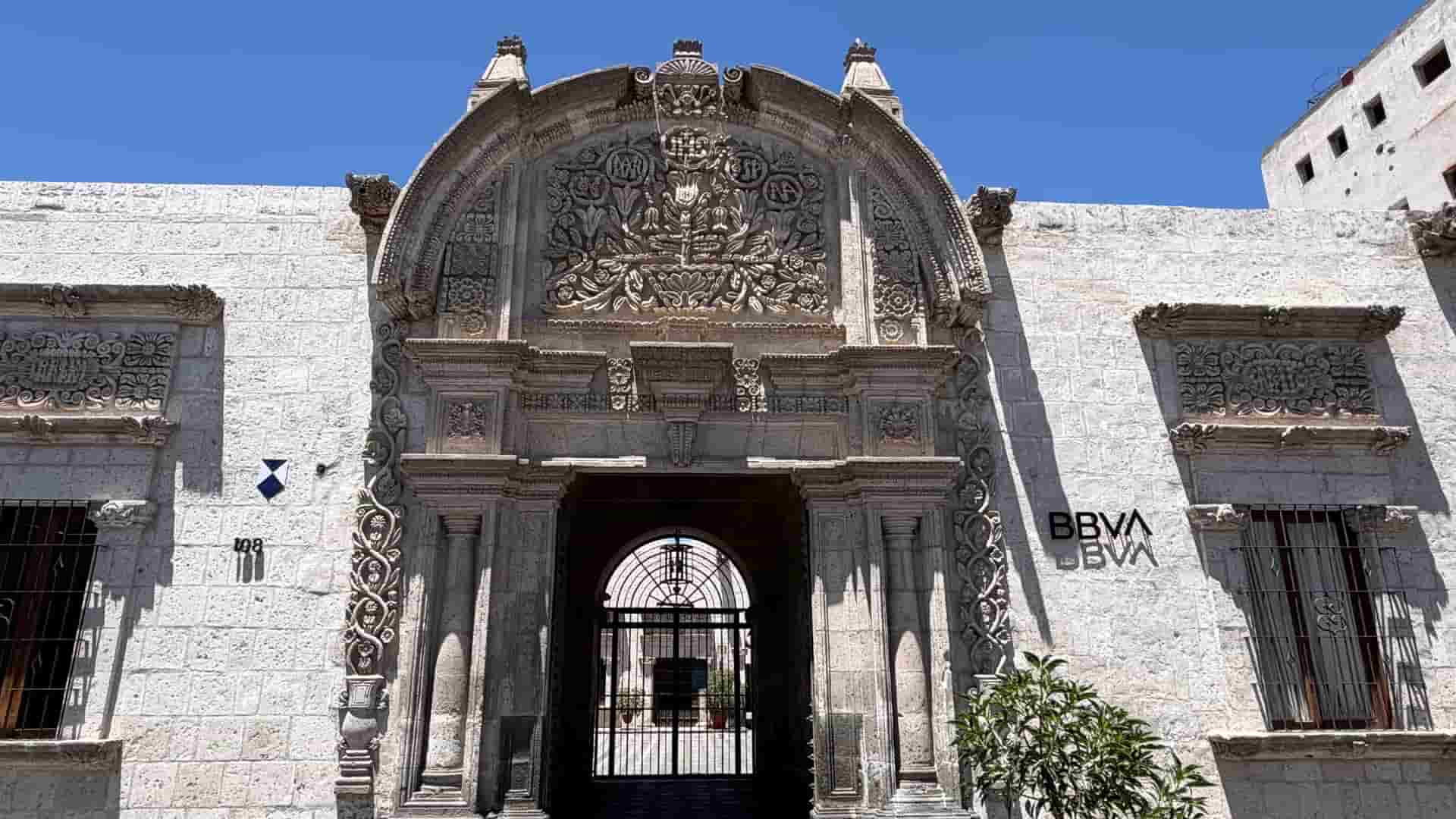 Classic gate in Arequipa Peru